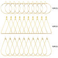 Silver Gold Color Copper Hoops Earrings Kit Earrings Clasps Hooks Ear Wire Hoops Earrings Wires For DIY Jewelry Making Supplies.