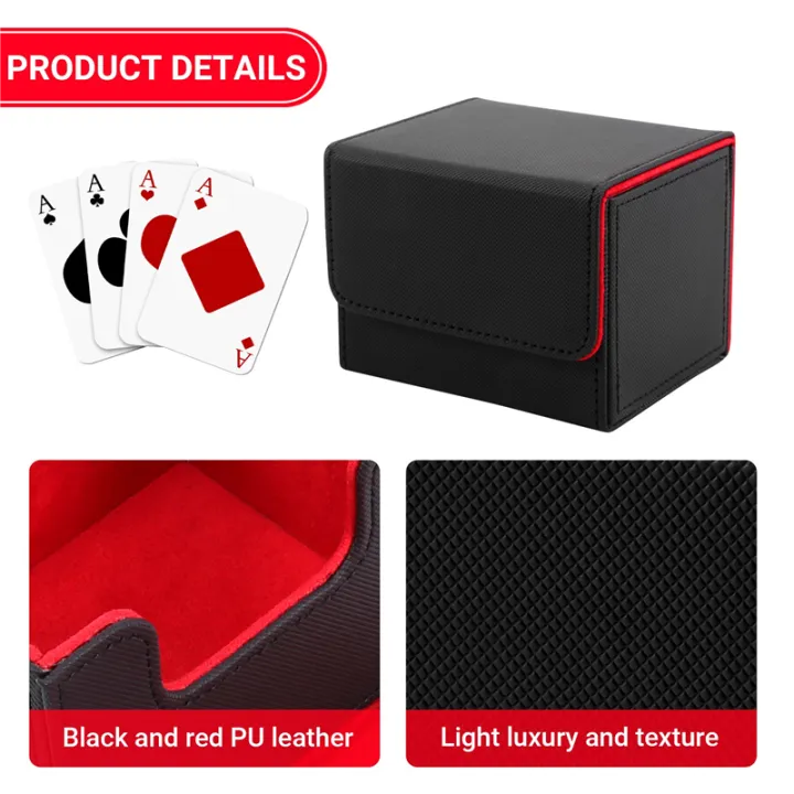 Card%20Box%20Side-Loading%20Card%20Box%20Deck%20Case%20for%20Yugioh%20Card%20Binder%20Holder%20100+,Black%20Red%20-%20Image%205