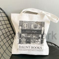 【Aesth Diary Store】(NEW) Aesthetics Shopping Bag Handbags Library Bag Shakespeare and Company Daunt Books Tote Bag Shoulder Bag To Gift. 
