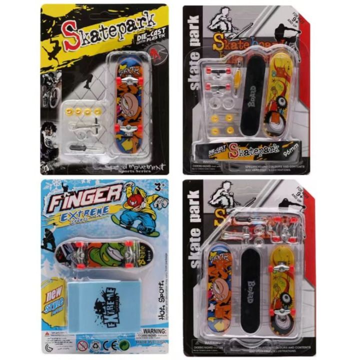 Creative Finger Skateboard Scrub Non-slip Professional Mini Skateboard Toy Finger Skate Board Tabletop Toys