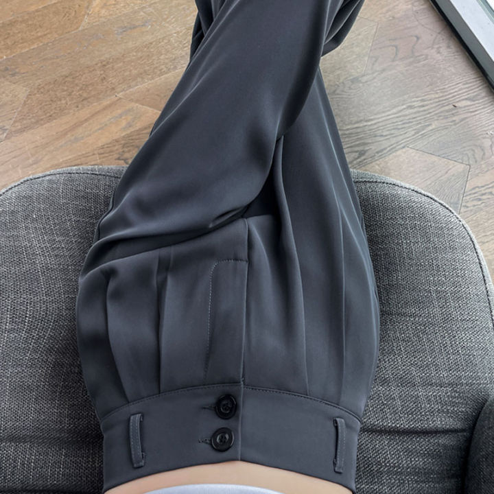 Women'S%20Loose%20Spring%20Summer%202024%20New%20High%20Waist%20Wide%20Legs%20Slim%20Casual%20Trousers%20Korean%20Fashion%20Trend%20Female%20Suit%20Straight%20Pants%20-%20Image%206