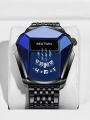 2021 BESTWIN Luxury Brand Sport Military Watch Men Gold Stainless Steel Quartz Waterproof Wrist Watches Clock Relogio Masculino.