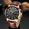 2024 New Mens Watches LIGE Top Brand Luxury Leather Casual Quartz Watch Men's Sport Waterproof Clock Watch Relogio Masculino+Box. 