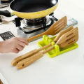 Spoon Holders for Kitchen Fork Spatula Rack Shelf Organizer Plastic Spoon Rest Holder Non-slip Spoons Pad Kitchen Utensil.