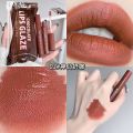 MAGIC CASA Chocolate Lip Glaze Set Of Five, Lasts for A Long Time Without Fading and Staining The Cup Lipstick. 