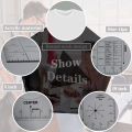 T-Shirt Alignment Ruler Craft Ruler Acrylic T-Shirt Measuring Tool Transparent for Making Fashion Center Design 16*5in. 