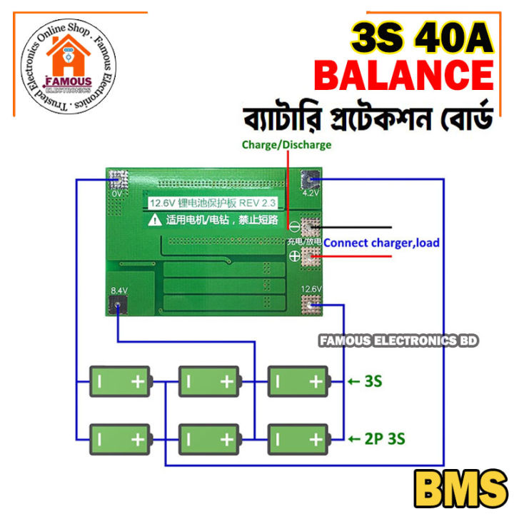 Unique%20Make%20-%203s%2040A%20Li-ion%20Lithium%20Battery%20Charger%20Protection%20Board%20BMS%20Balance%20version%20-%20Innovative%20Design%20-%20Expression%20of%20Yourself%20-%20Image%204