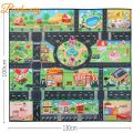 Kids Road Traffic Playmat Rug Anti-slip Carpet Car City Parking Map Pretend Play Play Mat For Boys Girls Gifts (No Cars). 