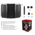 5 Panel Microphone Isolation Shield Recording Absorber Foam Panel.