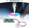 DIY Ultrasonic Mist Maker Humidifier with USB Circuit Board and Atomization Plate. 