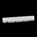Pre-slotted Flat Bottom Bone Bass Nut for 4String Bass,38x3.5x5/4.5mm.