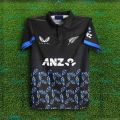 New Zealand Jersey 2026/27 Premium Cricket Jersey For Man - Half Sleeve Collar Polo T Shirt - New Zealand Cricket Jersey 2026.