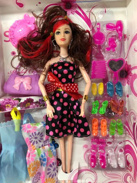 Baby%20girls%20Fashion%20Barbie%20Angel%20Doss%20with%20Dress%20Bag%20shoe%20Doll%20set.%20-%20Doll%20-%20Doll%20-%20Image%202