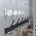 CIFBUY Iron Coat Rack Wall Mount, Thickened Space Aluminum Clothe Hook, Bathroom Sticky Hook Towel Clothe Wall Hanger Towel Rack.