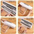 300mm Vacuum Sealer Home Automatic Vacuum Sealer Packaging Machine Dry Moist Sealing For Food Storage Include 10pcs Sealer Bags. 