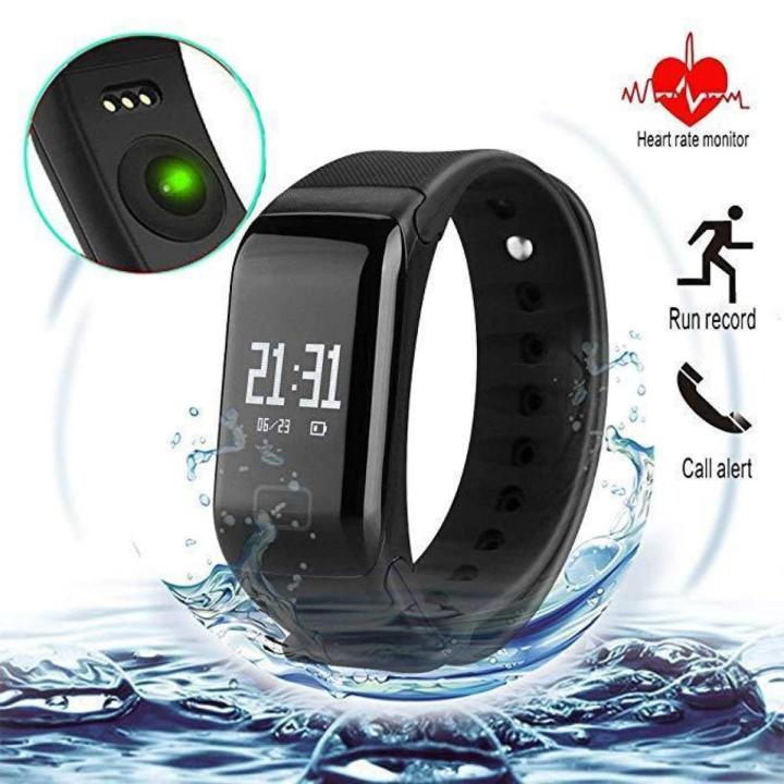 M5 Waterproof Smart Fitness Band -Black