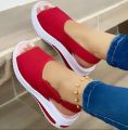 Women's Shoes Summer New Breathable Wedge Sneakers Lightweight Casual Walking Shoes Outdoor Open Toe Ladies Sandals.