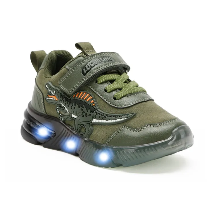 EXDINO%20Little%20Kids%20Spring%20Autumn%20LED%20Spinosaurus%20Light%20Up%20Shoes%20Children's%20Dinosaur%20Boys%20Flashing%20Outdoor%20Casual%20Sports%20Sneakers%20-%20Image%202