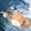 Toys Balls Clockwork winding water toys drawstring cute fun crab baby 1 bath room swimming buddy stall wholesale. 