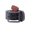Dark Chocolate Leather Formal Belt For Men.