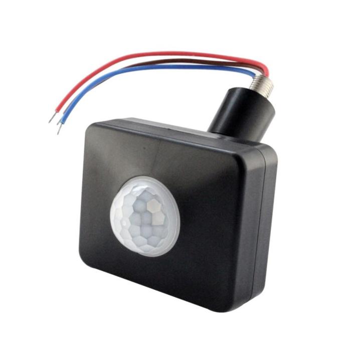 Wall Mount Motion Detector AC 110V 220V DC 12V PIR Sensor Motion Switch Automatic Infrared Body Lamp Light Timer Switch Outdoor