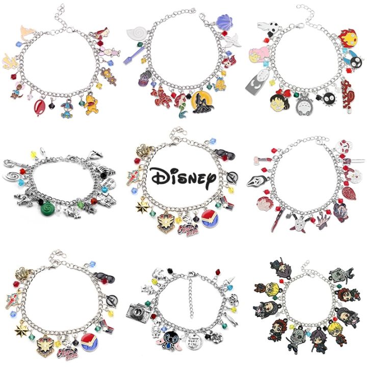 Disney%20Marvel%20Movie%20Peripheral%20Jewelry%20Winnie%20the%20Pooh%20Bear%20The%20Little%20Mermaid%20Moana%20Stitch%20Charm%20Bracelets%20For%20Women%20Girl%20Gift%20-%20Image%203