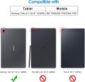 Cover for Samsung Galaxy Tab A7 10.4" case, Soft Flexible Flip Case Cover with S Pen Holder for Samsung Galaxy Tab A7 10.4 inch with Auto Sleep Wake [Recoil Series]. 
