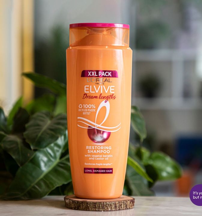LOreal Paris Elvive Dream Lengths Restoring Shampoo 400 ml (Made IN UAE )