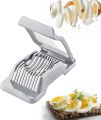 Stainless Steel Boiled Egg Slicer Section Cutter Mushroom Kitchen Chopper. 