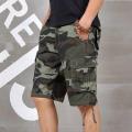 Army Green Mens Comfortable Cotton Cargo Shorts Half Pants.