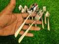 Tea & Fork Golden colour Spoon 12 peices Stainless steel. Dessert Spoon, Coffee Spoon, Golden Teaspoon, Spoon Silverware. 12 Pcs cutlery set. 