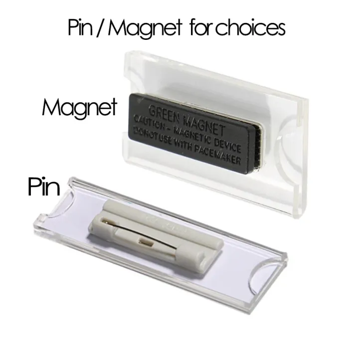 Pin%20Or%20Magnet%20Acrylic%20Plastic%20Name%20Id%20Badge%20Clear%20Holder%20Business%20Card%20Tag%20Badge%20Holder%20-%20Image%202