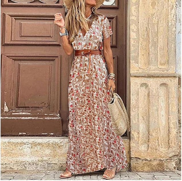 Womens%20Floral%20Vintage%20Boho%20Long%20Dress%20Print%20V-Neck%20Short%20Sleeve%20Elegant%20Dress%20Bohemian%20Vestidos%20Plus%20Size%20Dresses%202020%20New%20-%20Image%203