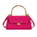 Metal Portable Small Square Bag 2023 New Simple Box Bag Korean Version Niche Single Shoulder Commuting Texture Crossbody Women's Bag. 
