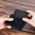 Wallet Insert Card Gifts for Him Men Husband Valentine From Wife Girlfriend Boyfriend Anniversary Birthday Gift for Groom Fiance. 