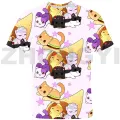Hip Hop Aphmau T-Shirts 3D Anime Tops Tee Oversized Tshirt Kids As A Cat Streetwear Graphic T Shirts for Women Clothing Harajuku. 