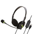 USB Headset with Microphone, On-Ear Headphones with Mic, Lightweight Stereo Bass Headphones, Portable Wired Headphones for PC, Computer, Tablets, Laptops. 