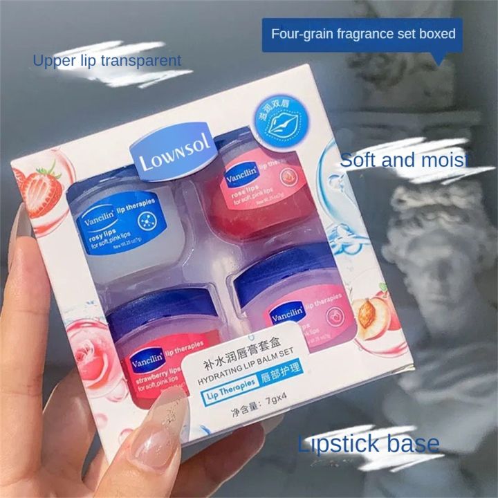 1 Pcs Vaseline Lipstick Moisturizing And Moisturizing Lip Mask For Male And Female Lips Moisturized Long-lasting Makeup Products FeeoiF