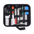 Guitar Repair Tool Kit, String Changing Tool, Wrench, Grinding File, Measuring Ruler, Stringer, Leveling Ruler, 25 In 1 Easy Install Easy To Use.