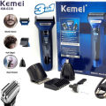 Kemei KM - 6330/6558 Reciprocating 3 in 1 Multi Useable Electric Shaver - Black EU Plug. 