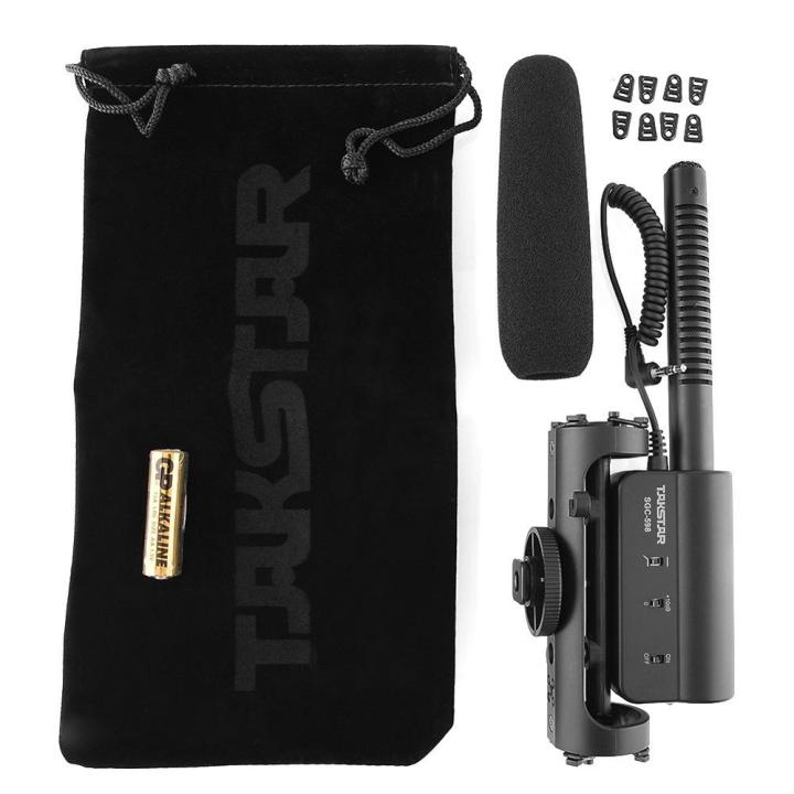 Takstar%20SGC-598%20Photography%20Interview%20Shotgun%20MIC%20Microphone%20for%20Nikon%20Canon%20DSLR%20Camera%20DV%20Camcorder%20for%20Vloggers/Videomaker%20-%20Image%204