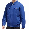 Summer Outdoor Cooling Fan Jacket Men Air Conditioning Clothing Sun-Protcetive Coat Construction Work Clothes PC124. 