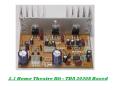 2.1 Home Theater Amplifier Circuit Board kit 100 Watt IC TDA 2030 Based with Sub woofer Filter IC. 
