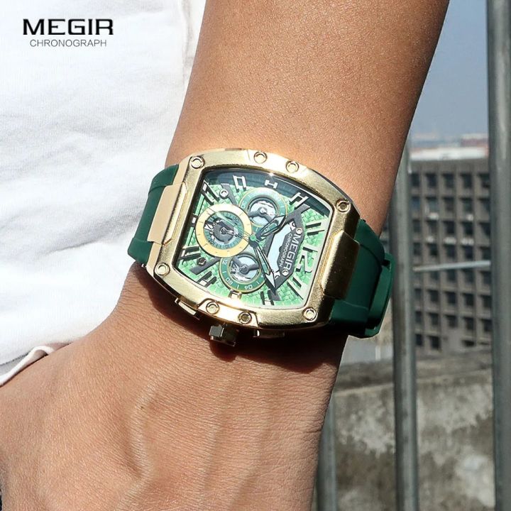 MEGIR%20Fashion%20Sport%20Quartz%20Watch%20for%20Men%20Waterproof%20Golden%20Green%20Silicone%20Strap%20Chronograph%20Wristwatch%20with%20Date%20Luminous%20Hands%20-%20Image%204