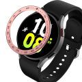 Bezel Ring Cover For Samsung Watch 4, 5 44mm Metal Frame Protector Shell Bumper. 