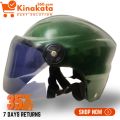 Green Color Bike Helmet – SFM Cap Style Half Face Helmet for Men & Women | Stylish & Safe – সবুজ হেলমেট. 