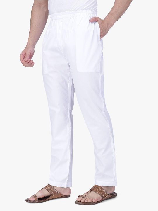 Stylish%20White%20Color%20Narrow%20Pant%20Pajama%20%20For%20Men%20-%20Image%203