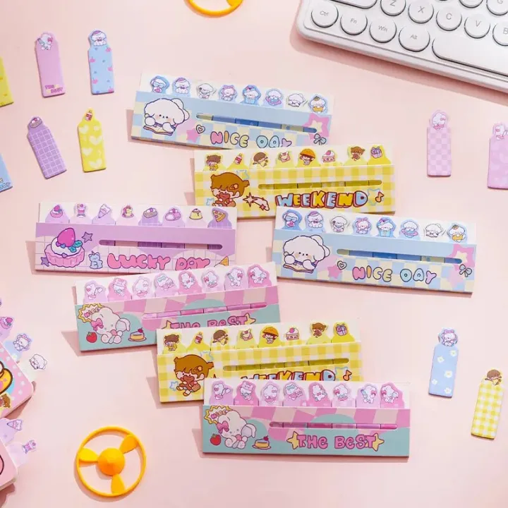 1%20Piece%20Lytwtw's%20Kawaii%20Stationery%20Cartoon%20Animals%20Marker%20Memo%20Pad%20Bookmark%20Flags%20Index%20Tab%20Sticky%20Notes%20Label%20Paper%20Stickers%20-%20Image%204
