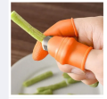 Vegetable And Fruits Thumb Cutter Finger cutter Silicone 5 in 1. 