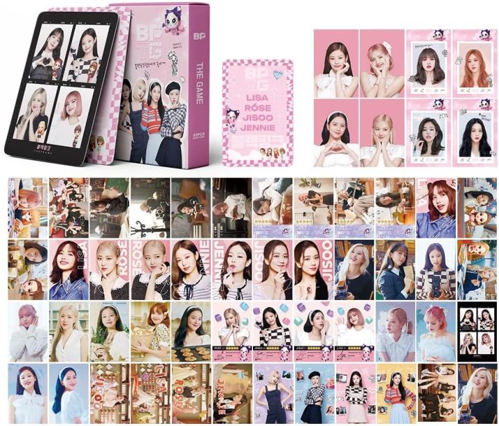Cartes Photos Blackpink - 55 Cartes Lomo Kpop, Collection Fan, édition Limitée Deadline World Tour